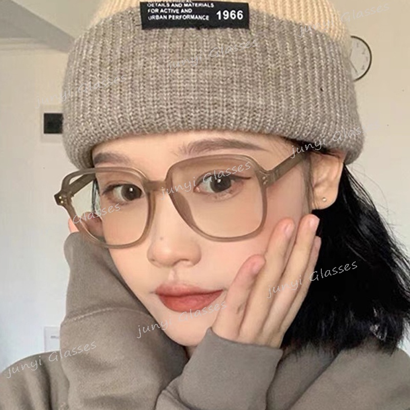Mắt Kính Gọng Lớn Chống Ánh Sáng Xanh Thời Trang Hàn Quốc Cho Nữ