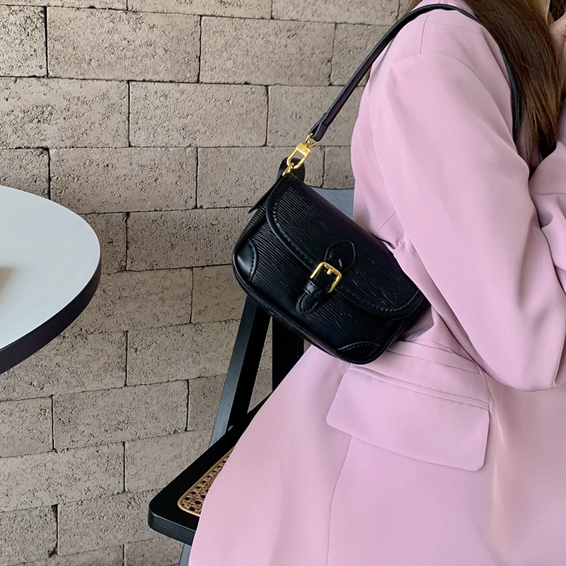 Túi Đeo Chéo Hình Vuông Nhỏ Màu Trơn Dễ Phối Đồ Thời Trang Cho Nữ