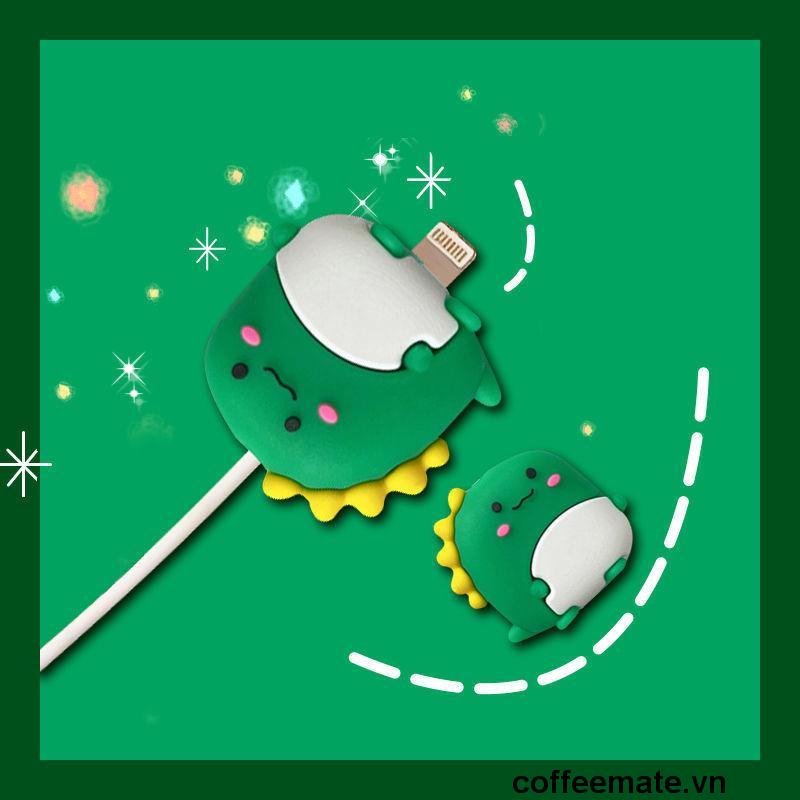 ⚡Phụ Kiện Bảo Vệ Đầu Dây Cáp Chống Đứt Hình Thú Dễ Thương Cho Apple Android