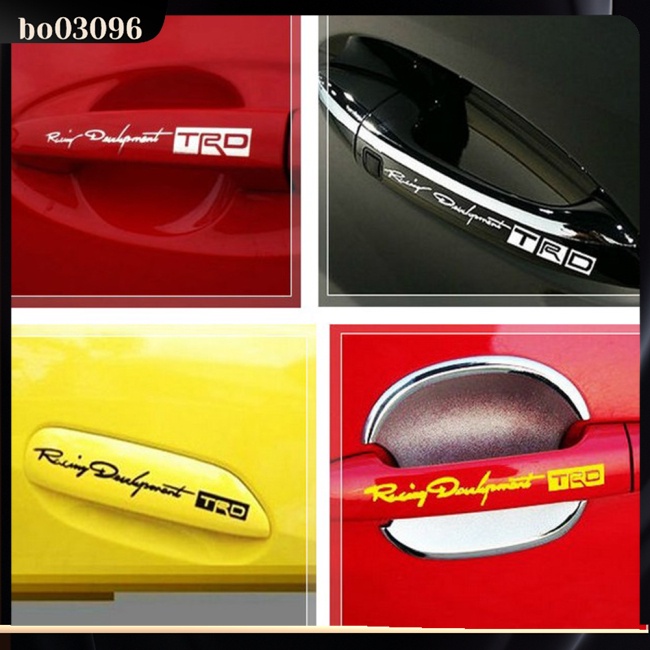 Decal Phản Quang Dán Tay Cầm Cửa Xe Hơi
