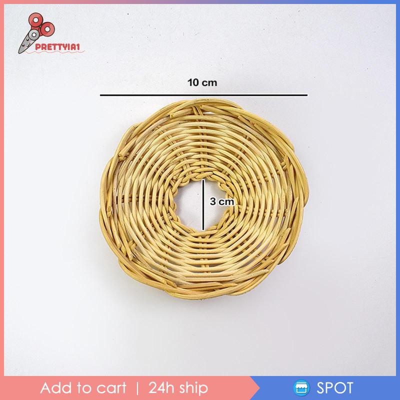 [Prettyia1] Chụp Đèn Đan Mây Cố Định Ánh Sáng Cố Định Kiểu Cổ Điển Cho Cắm Trại /