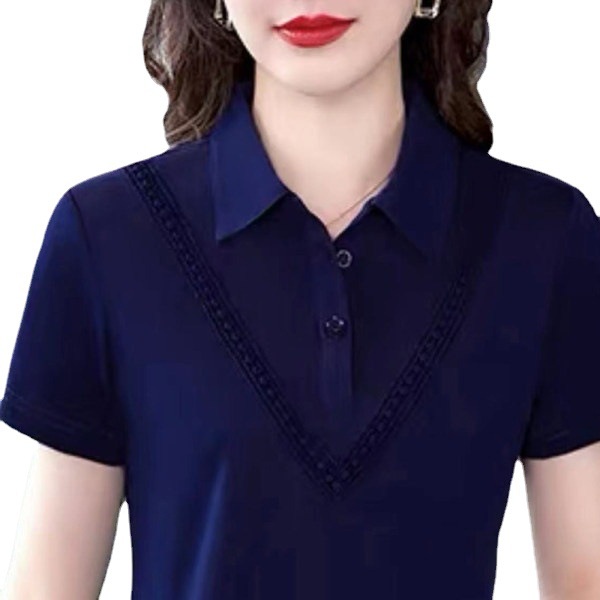Áo Thun polo Tay Ngắn Màu Trơn Size Lớn Phong Cách Mới