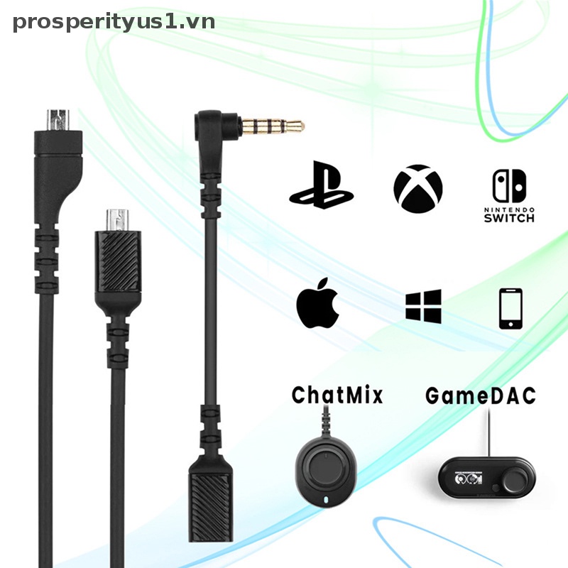 Cáp Chuyển Đổi Âm Thanh 8Pin Thay Thế Chuyên Nghiệp 1 Cho Steelseries Arctis 3 5 7 Pro