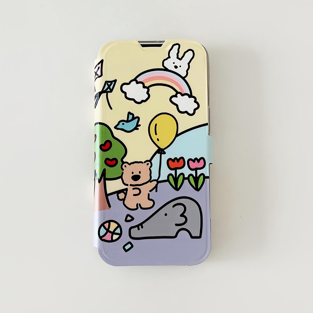 Ốp Điện Thoại Silicon tpu Mềm Trong Suốt Họa Tiết Hoạt Hình Chống Sốc Cho iPhone 14 13 12 11 PRO MAX