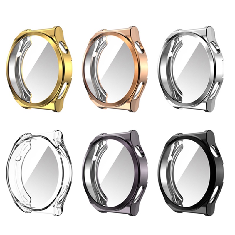 Ốp Bảo Vệ Bằng TPU Mềm Góc Tròn 46mm Cho Đồng Hồ Huawei GT 3 Pro GT3 GT3Pro 46mm 42mm