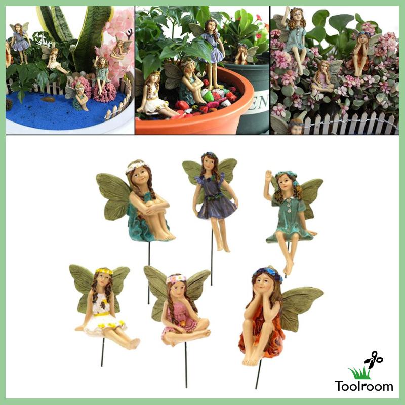 Bộ 6 Mô Hình Pixie Thu Nhỏ Dùng Trang Trí