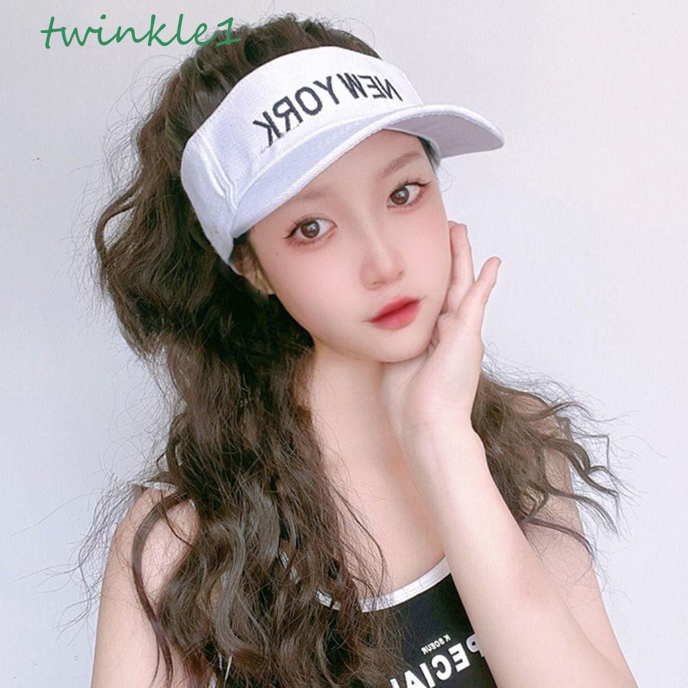 Bộ Tóc Giả Nối Dài Màu Nâu Tự Nhiên Thoáng Khí Chống Nhiệt Thời Trang Mùa Hè Cho Nữ