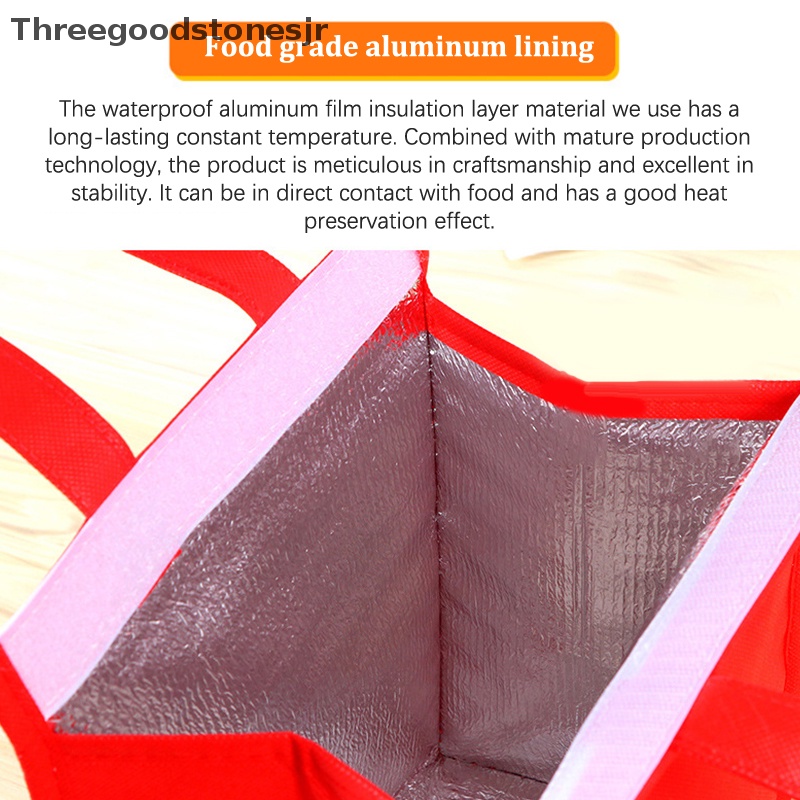 Túi Giữ Nhiệt Đựng Đồ Uống Hình Vuông Có Khóa Kéo Tiện Dụng JR