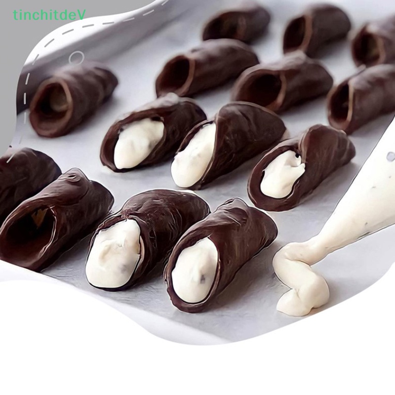 Bộ 5 Khuôn Làm Bánh Bằng Thép Không Gỉ Hình Vỏ Sò