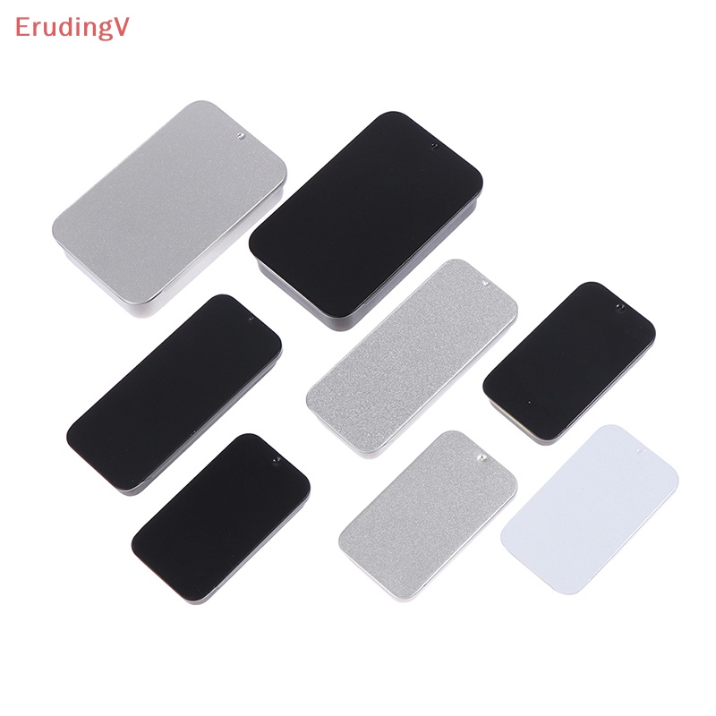 [ErudingV] Set 2 Hộp Đựng Kem Dưỡng Bằng Kim Loại Trơn Dạng Đẩy Nhỏ [Mới]