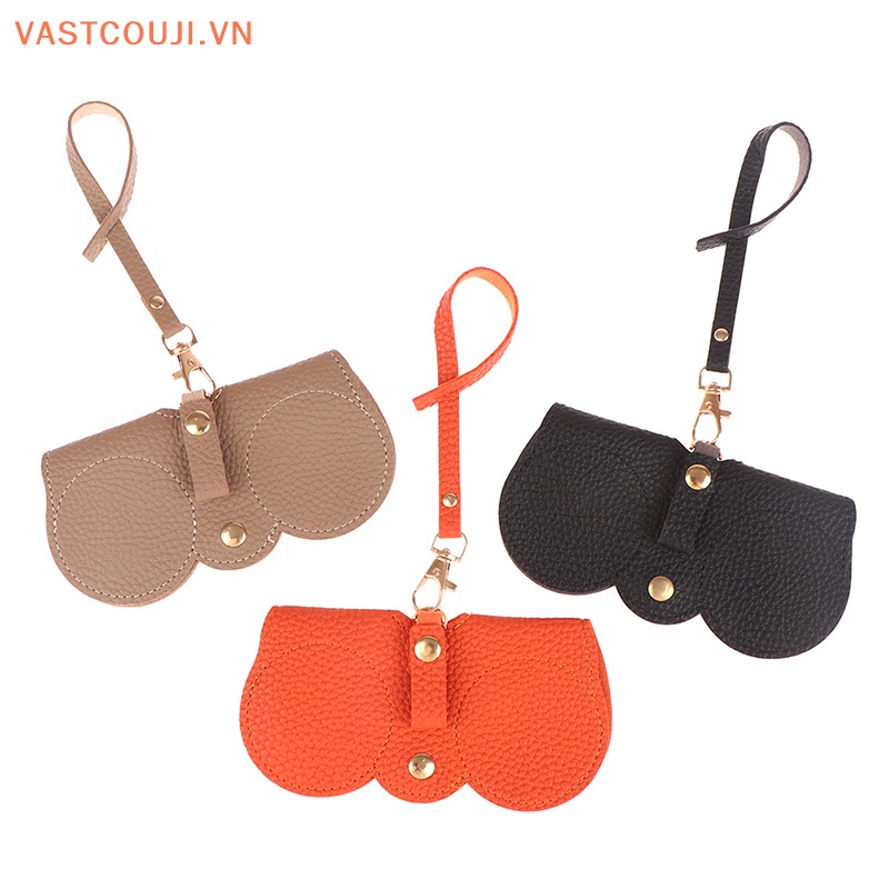 1 Túi Da Thủ Công Đựng Mắt Kính Phong Cách Retro