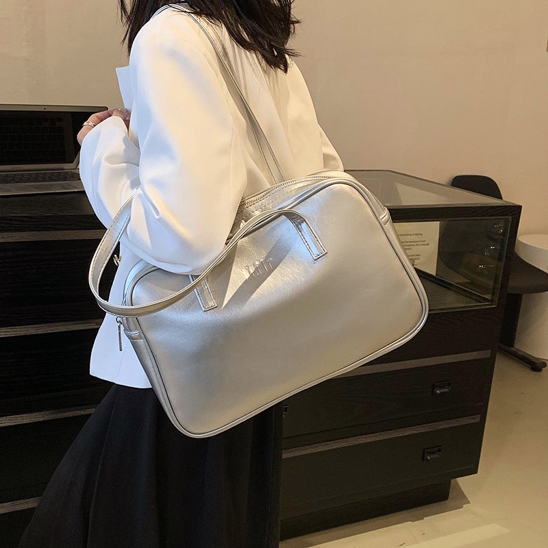 Túi Xách Kẹp Nách Kích Cỡ Lớn Phong Cách Thời Trang Hàn Quốc Mới Dành Cho Nữ