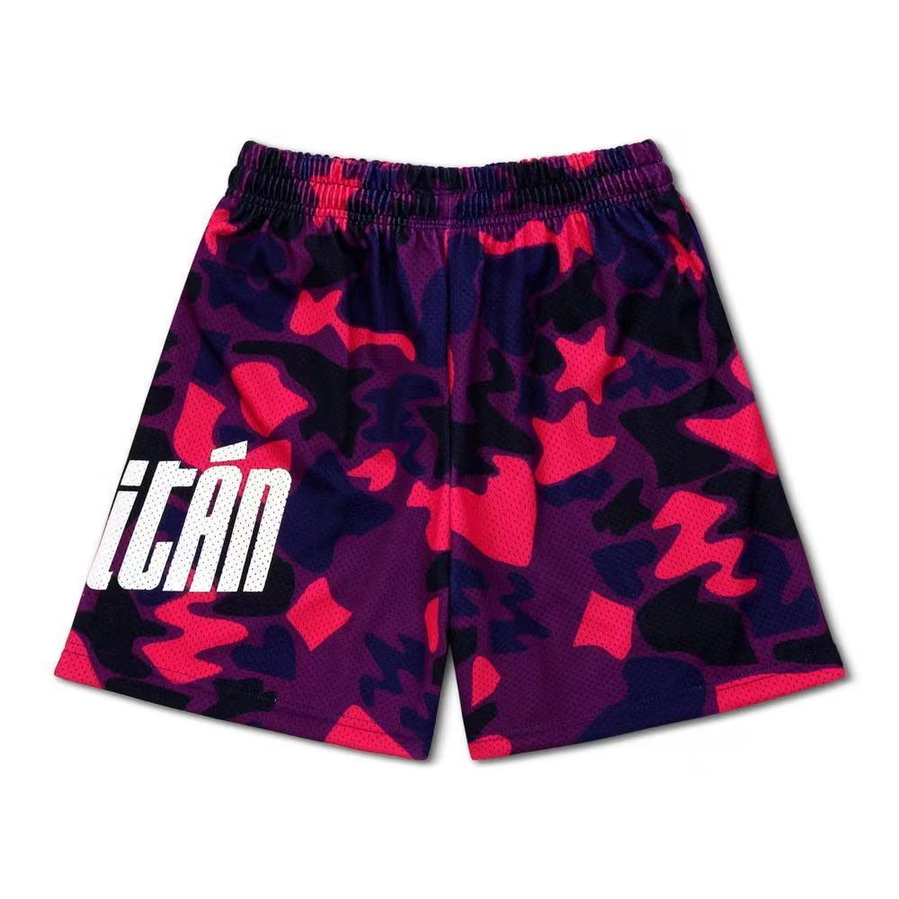 Quần Short Thể Thao Phối Lưới Thoáng Khí Thời Trang Mùa Hè Dành Cho Nam Và Nữ