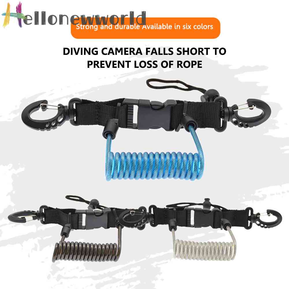 Dây Lò Xo TPU Chống Thất Lạc Cho Máy Ảnh Thể Thao