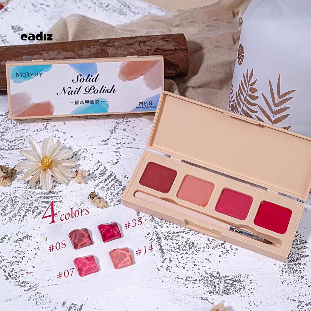 1 Bộ Gel Sơn Móng Tay Không Gây Kích Ứng Kèm Cọ Tiện Dụng DIY