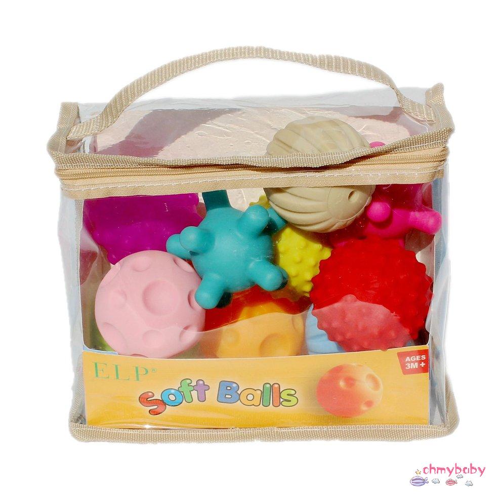 [Sẵn sàng] 10 Chiếc Mềm Mại Cảm Giác Bóng Tay Bé Bắt Massage Với Bb Hiệu Ứng Âm Thanh Nắm Đồ Chơi Giáo Dục trẻ Em Cho [P/14]