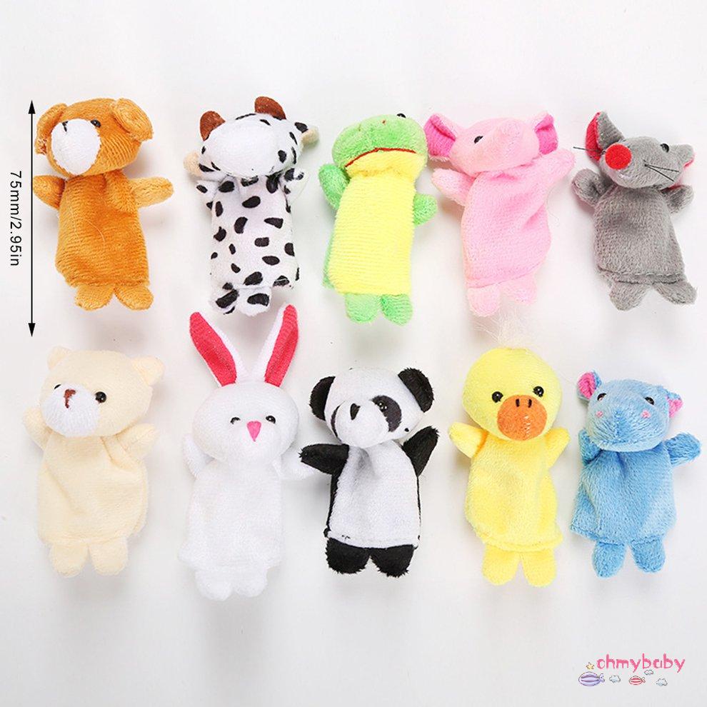 [Trong kho] Sang trọng Ngón Tay Búp Bê Hoạt Hình Trọng Đồ Chơi Giáo Dục Trẻ Em Sơ Sinh Nhồi Bông [P/3]