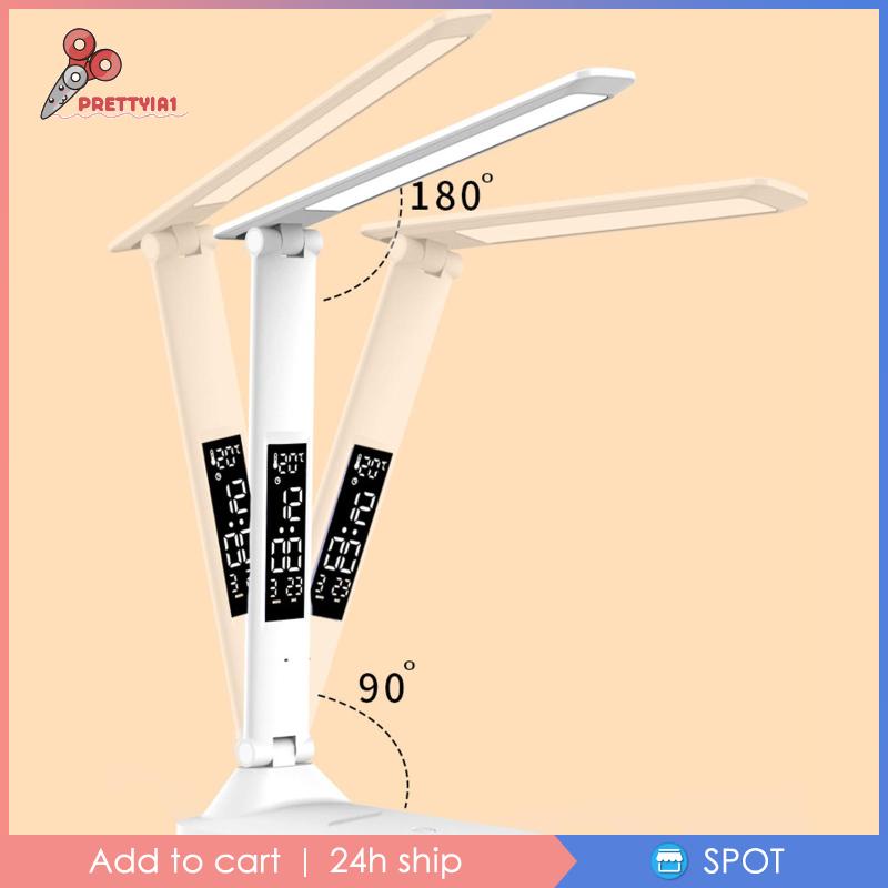 [Prettyia1] Đèn Bàn 3 Chế Độ Sáng Ban Đêm Đa Chức Năng Phích Cắm Bảo Vệ Mắt