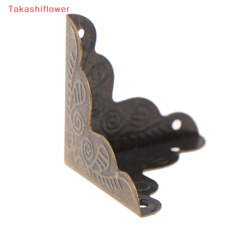 Bộ 10 Miếng Bọc Cạnh Hộp Trang Sức Phong Cách Cổ Điển 25X25Mm