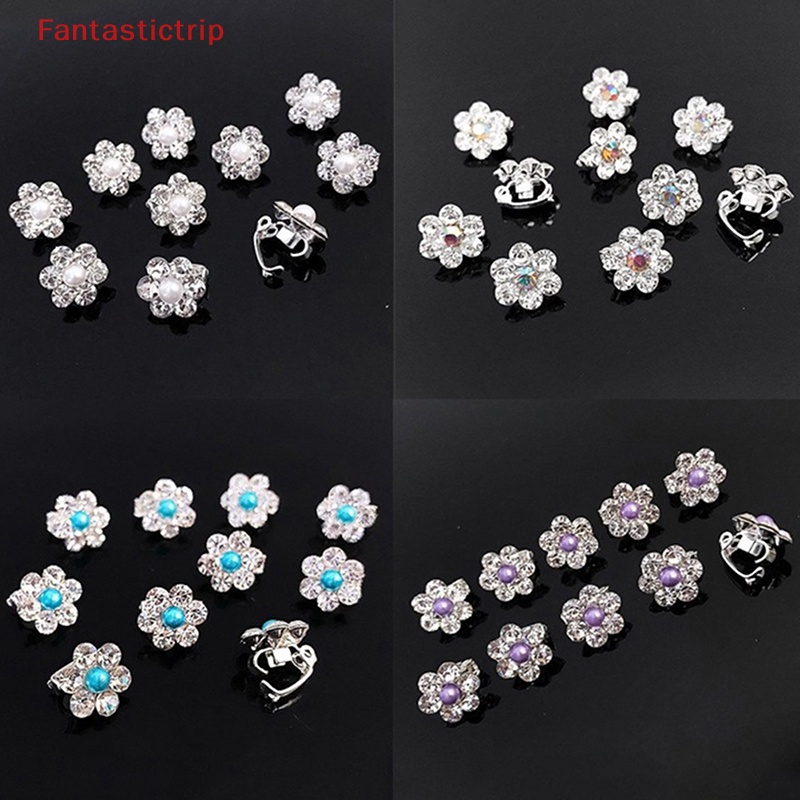 Set 10 Kẹp Tóc Kim Loại Thiết Kế Nhỏ Nhắn Dễ Thương Dành Cho Bé Gái