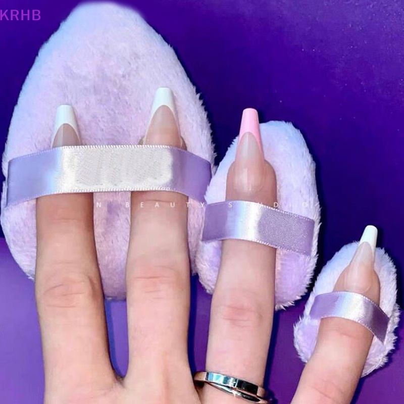 Set 3 Mút Trang Điểm Chất Liệu Cotton Mềm Mại Tiện Dụng