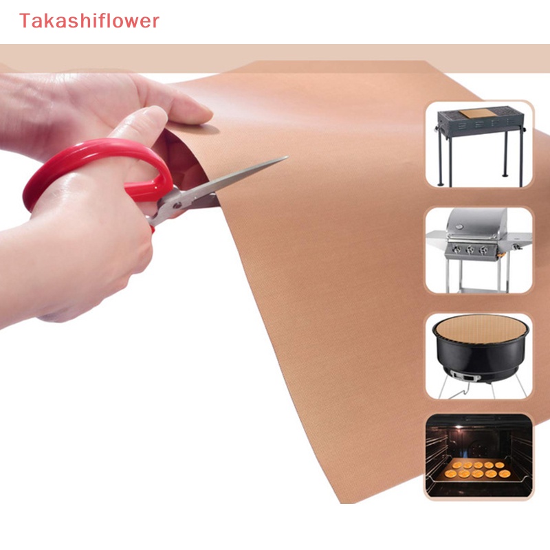 Set 3 Giấy Teflon Cách Nhiệt Chống Dầu Nướng Bánh Có Thể Tái Sử Dụng