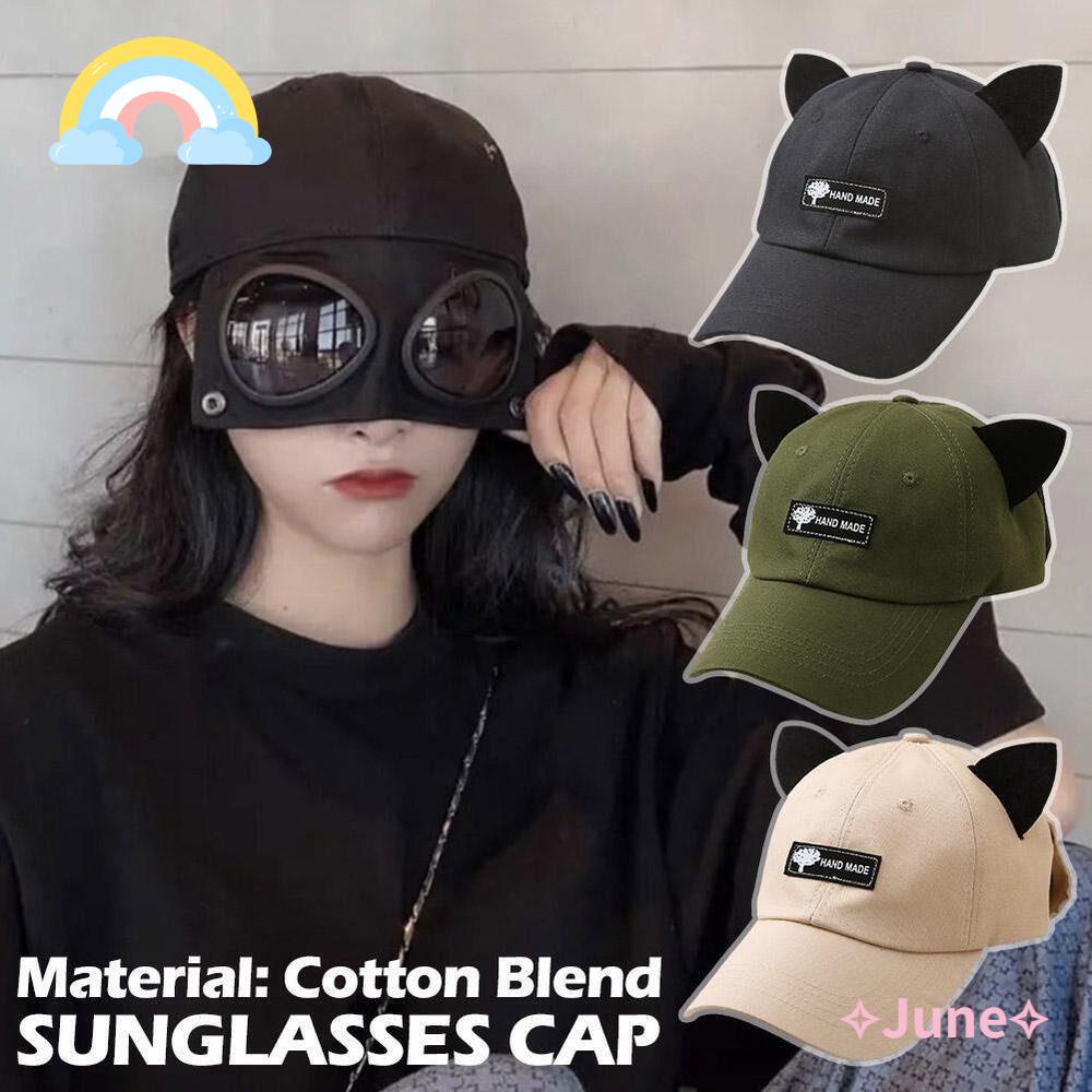 Mũ Lưỡi Trai Hình Vịt Dễ Thương Đeo Kính Râm Phong Cách Đường Phố