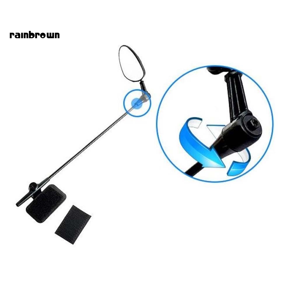 Gương Chiếu Hậu Gắn Mũ Bảo Hiểm Xe Đạp Leo Núi Tiện Dụng