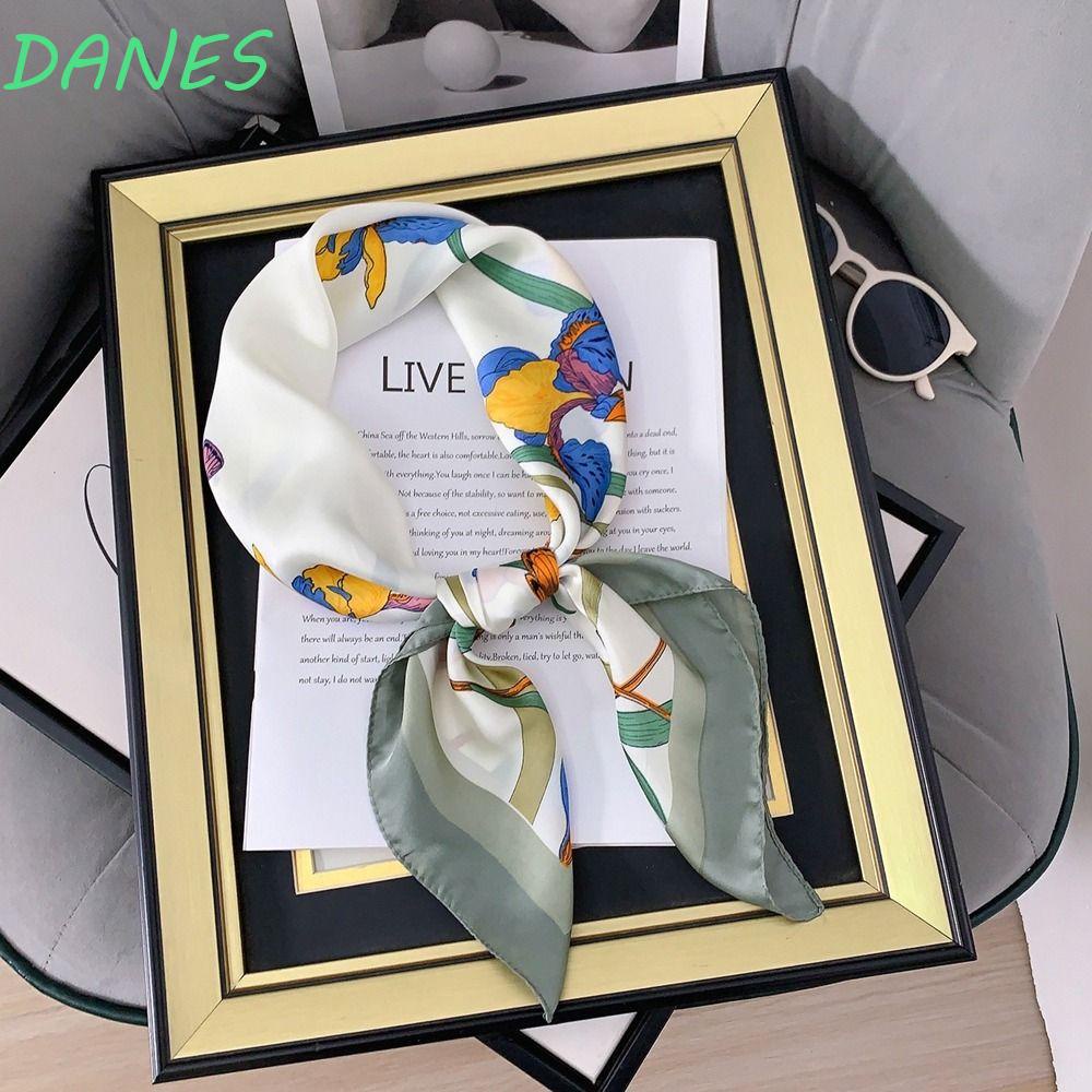 Khăn Quàng Cổ Bằng Lụa In Hoa Phong Cách Pháp Cổ Điển Thời Trang