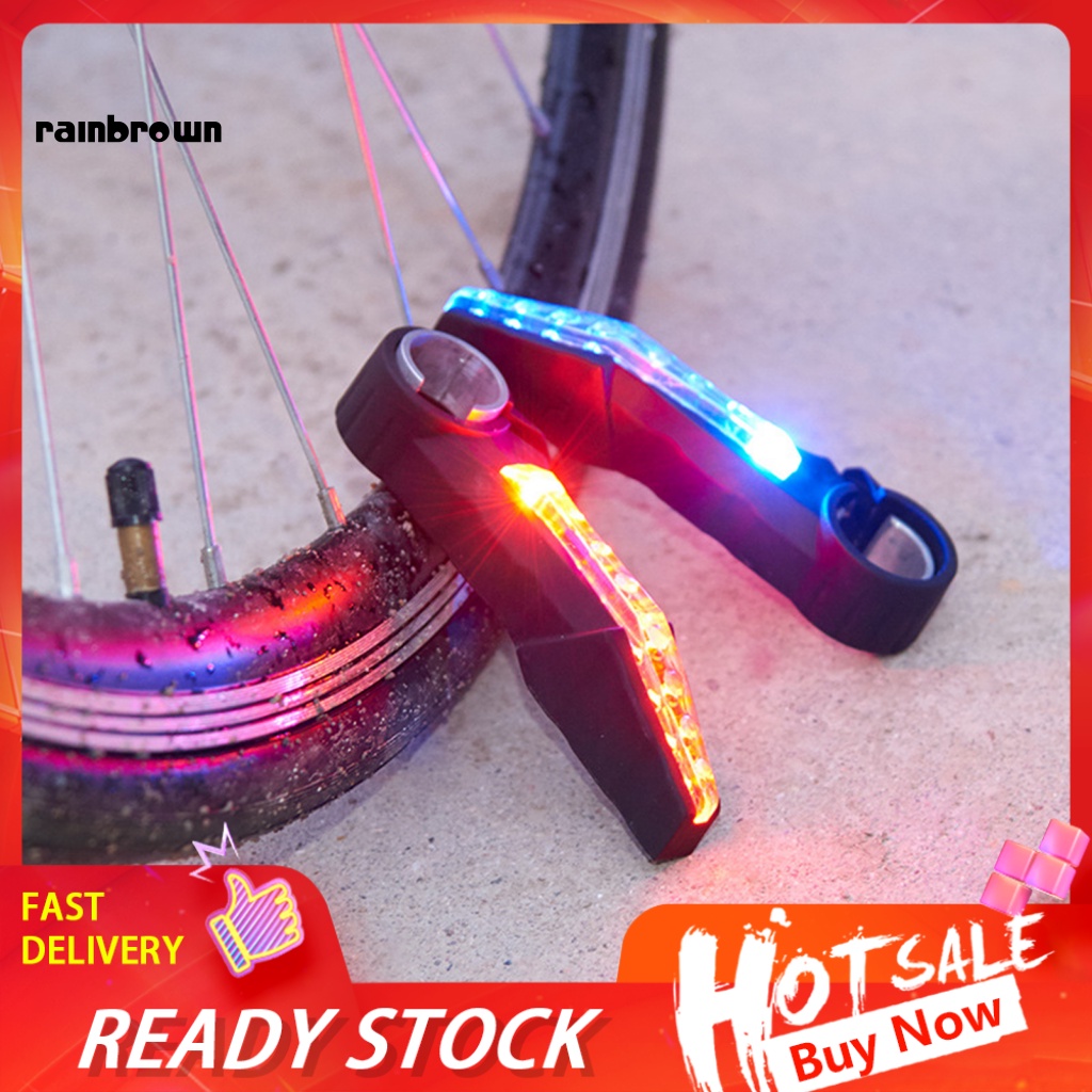 Bộ 2 Còi Xe Đạp Bằng Hợp Kim Nhôm Chống Gỉ Có Đèn LED