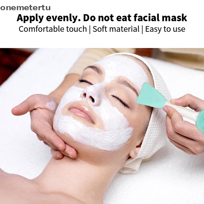 Cọ Silicone Hai Đầu Tẩy Tế Bào Chết Chăm Sóc Da onemetertu