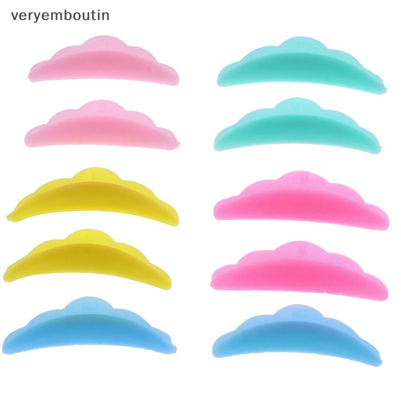 Bộ 6 Cặp Đệm Silicone Hỗ Trợ Uốn Cong Lông Mi