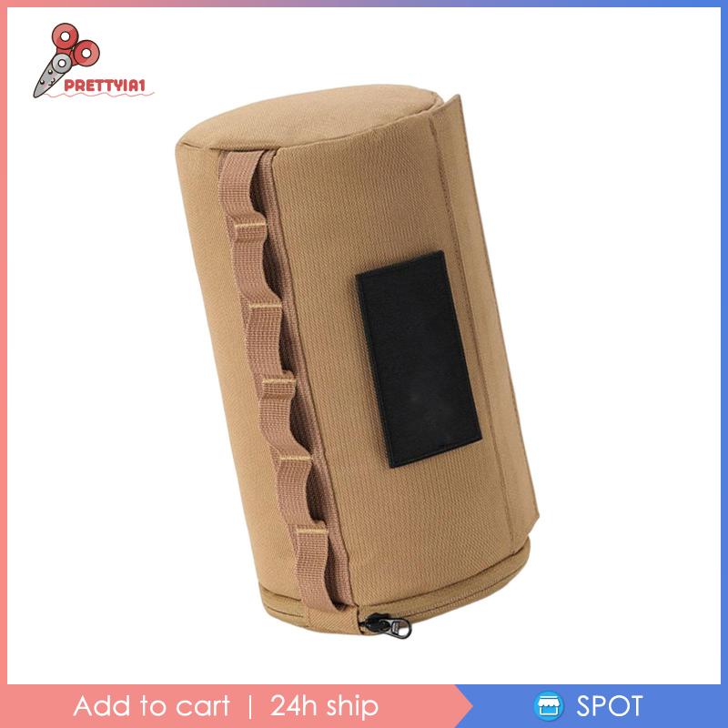 [Prettyia1] Hộp Đựng Cuộn Giấy Vệ Sinh Màu Đen Bền Bỉ Dùng Khi Đi Dã Ngoại / Câu Cá