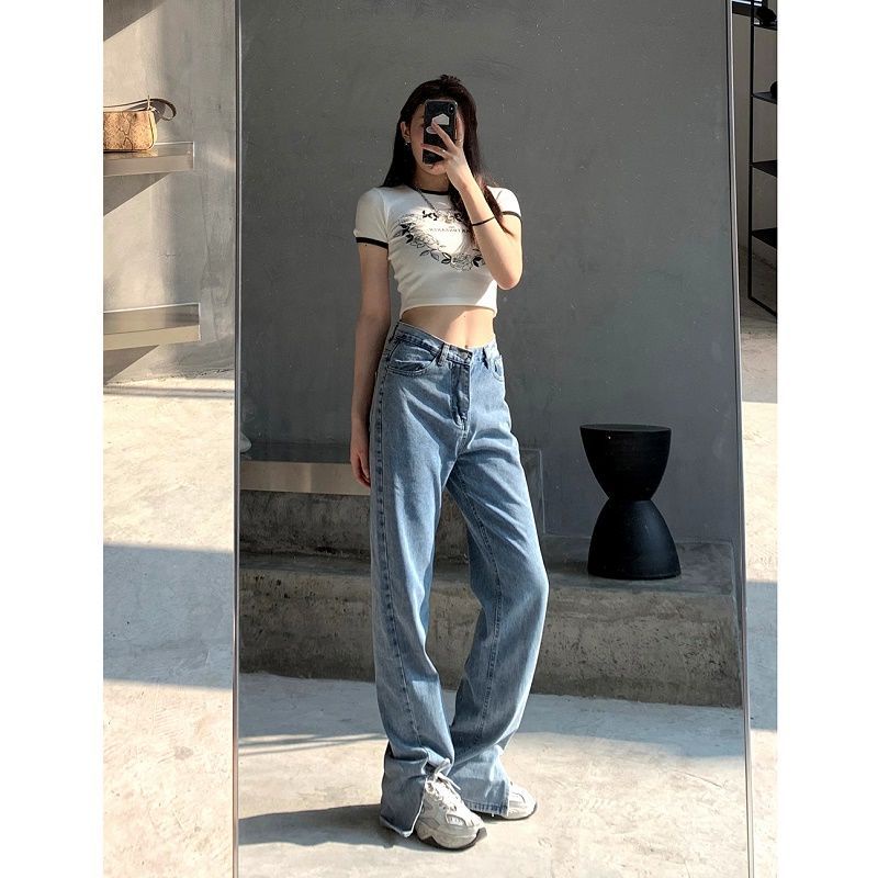 Áo Thun Nữ Ngắn Tay Phong Cách Âu Mỹ Mới