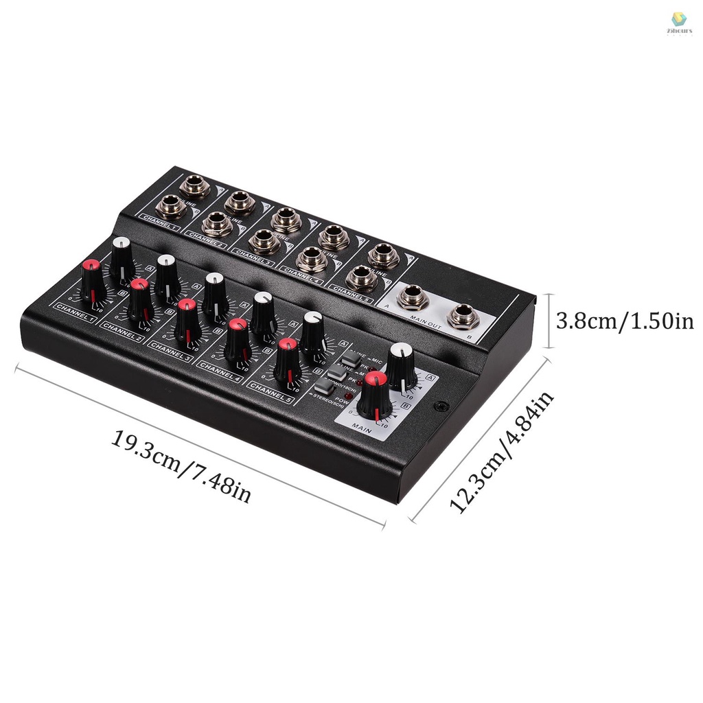 Bộ Trộn Âm Thanh Kỹ Thuật Số 10 Kênh Cho DJ Network Live Karaoke  MIX5210 10 Kênh