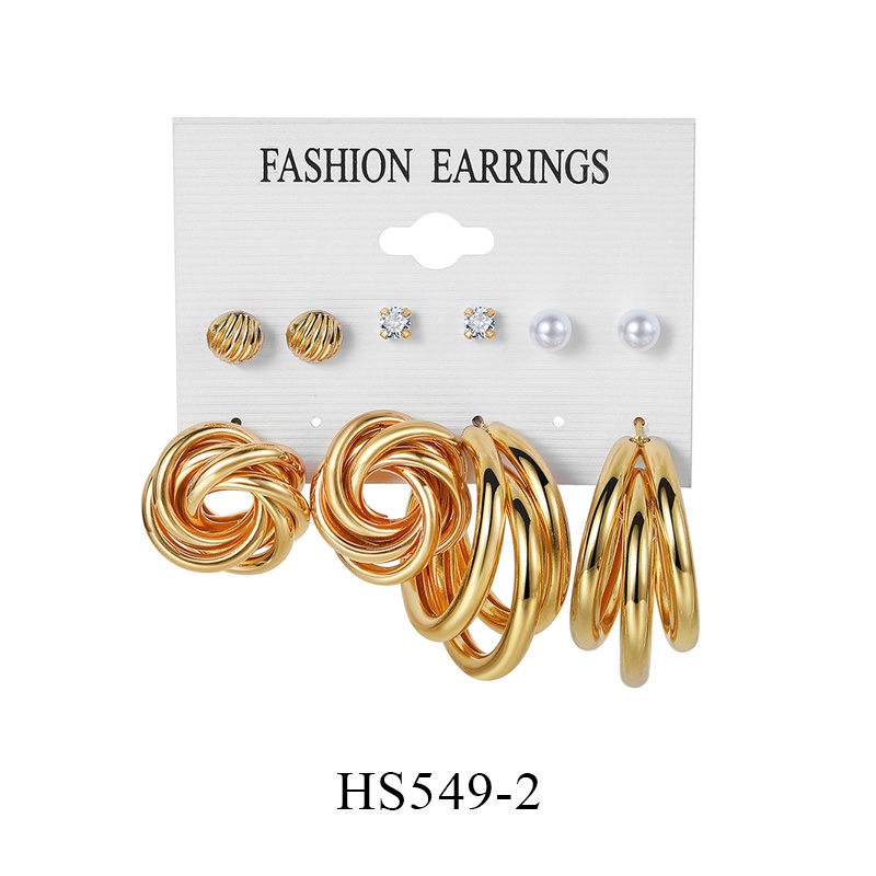 Bông Tai Hợp Kim Đính Ngọc Trai Nhân Tạo Nhiều Kiểu Dáng Thời Trang