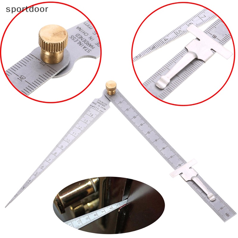 [sportoutdoor] Thước Đo Độ Sâu Của Thợ Hàn Bằng Thép Không Gỉ Wedge [out]