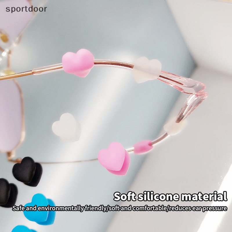 Bộ 10 Móc Silicone Chống Trượt Dùng Đeo Tai / Mắt Kính Tiện Dụng