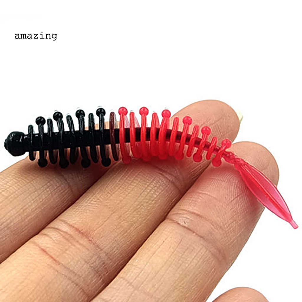 Set 8 Mồi Giả Nhử Cá 5.5cm / 1.3g Bằng PVC Mềm Linh Hoạt Có Thể Tái Sử Dụng