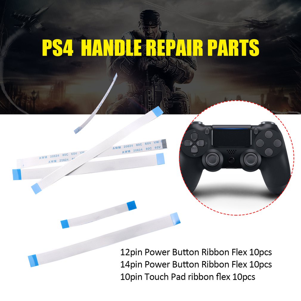 Poweron Eject 12 Pins Ribbon Cable Connector For Ps4 Controller [Q/5]