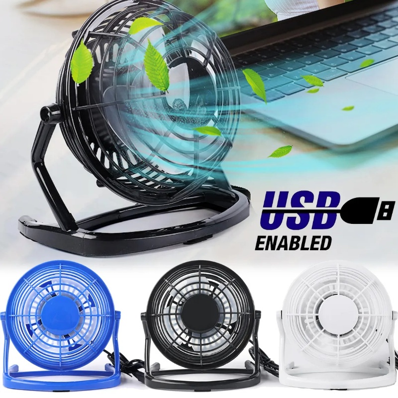 Quạt USB mini để bàn bằng nhựa không gây tiếng ồn