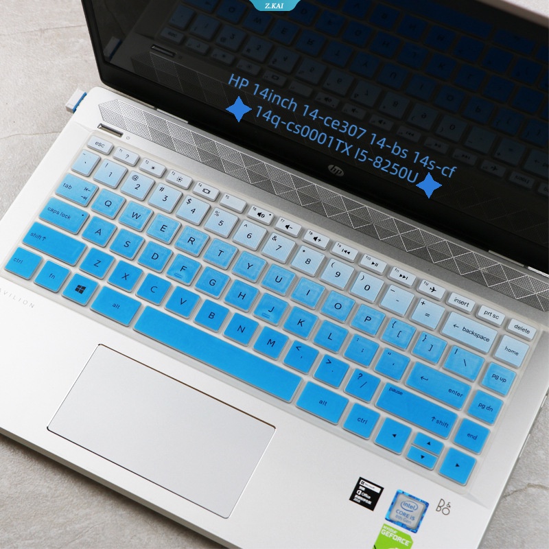 Ốp Điện Thoại Silicon Mềm Mỏng Thoải Mái Bảo Vệ Bàn Phím Laptop HP 14inch 14-ce307 14-bs 14s-cf 14q-cs0001TX I5-8250U