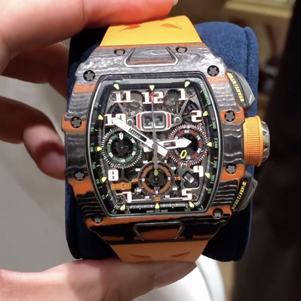 Đồng Hồ Cơ RM Miller Tourbillon Phong Cách Hàn Quốc Cho Nam