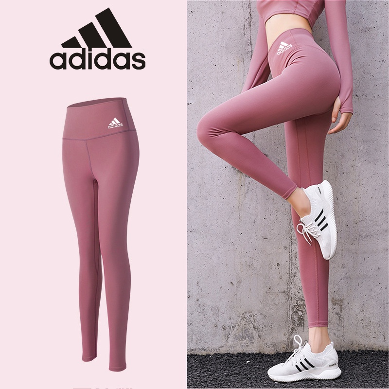 Quần chạy bộ Adidas Lưng Cao Dáng Ôm Co Giãn Thoải Mái Quyến Rũ Cho Nữ