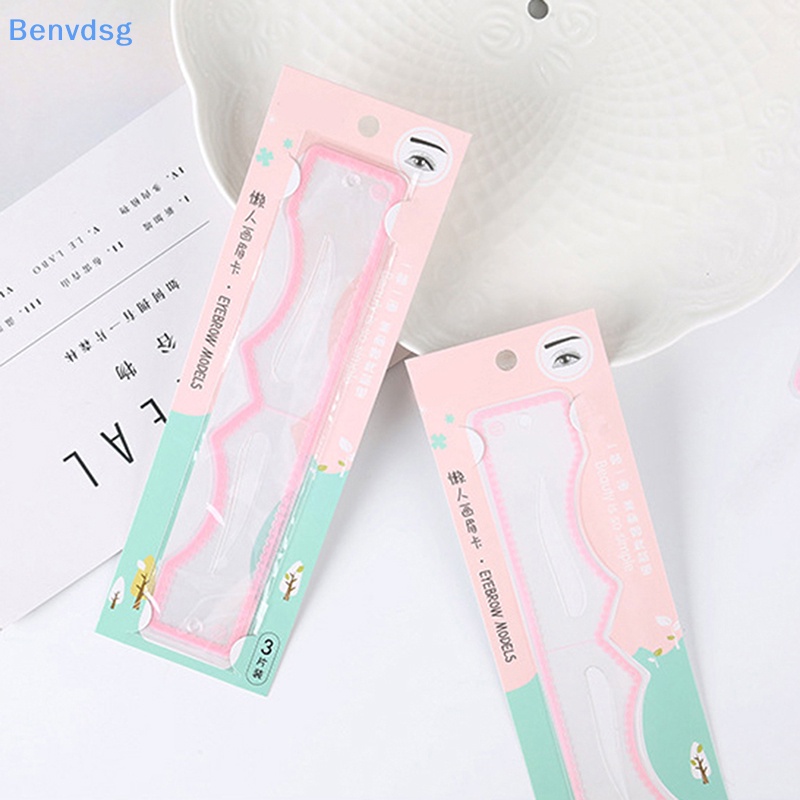 Bộ 3 Dụng Cụ Hỗ Trợ Trang Điểm Lông Mày Một Bước Tiện Dụng