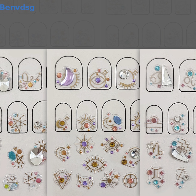 Hộp Phụ Kiện Đá 3D Đính Trang Trí Móng Tay Nghệ Thuật