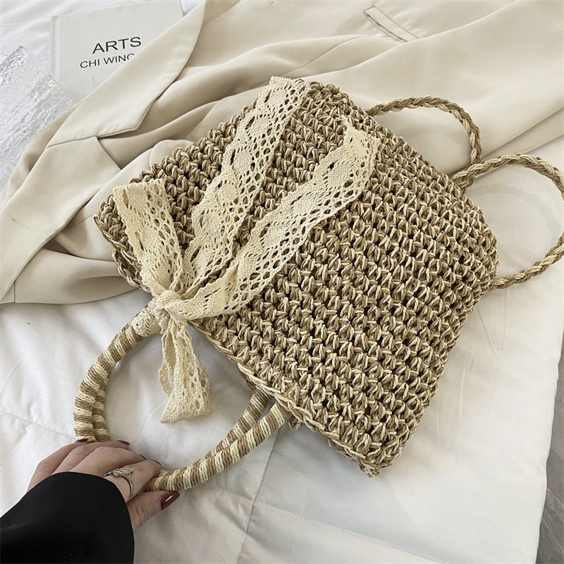 Túi Xách Đan Cói Thời Trang Hàn Quốc Mới Cho Nữ