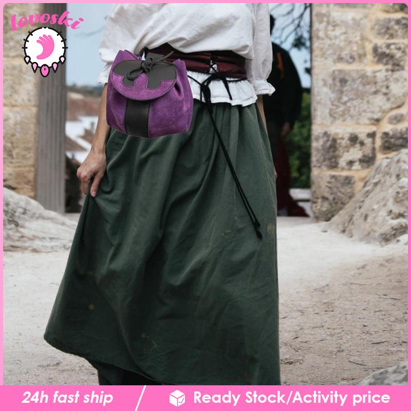 Túi Đeo Thắt Lưng Phong Cách Trung Cổ Dành Cho Nam Và Nữ