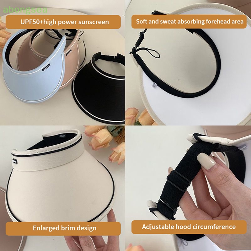 Mũ Lưỡi Trai Chống Nắng Tia UV Thoáng Khí Điều Chỉnh Được Thời Trang Mùa Hè Cho Bạn Gái