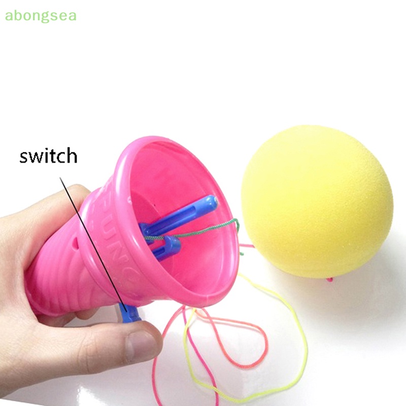 Abongsea Đồ Chơi Súng Bắn Kem Mini Bằng Bọt Biển Ngoài Trời